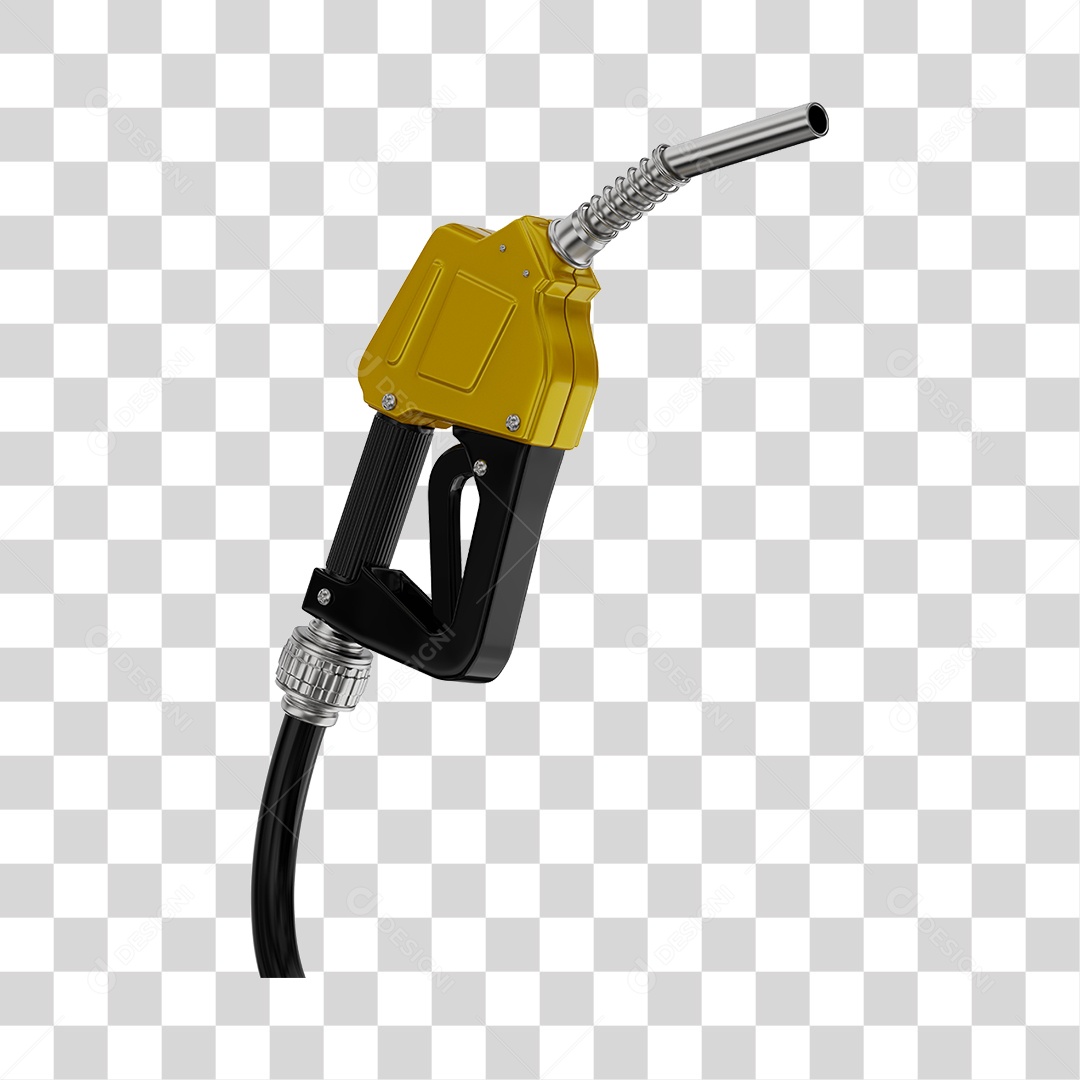 Bico de Abastecimento Automático Cor Laranjada PNG Transparente