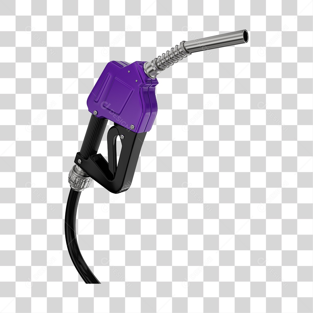 Bico de Abastecimento Automático Cor Roxo PNG Transparente