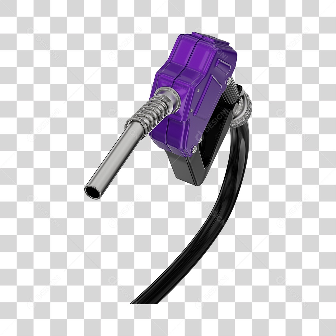 Bico de Abastecimento Automático Cor Roxo PNG Transparente