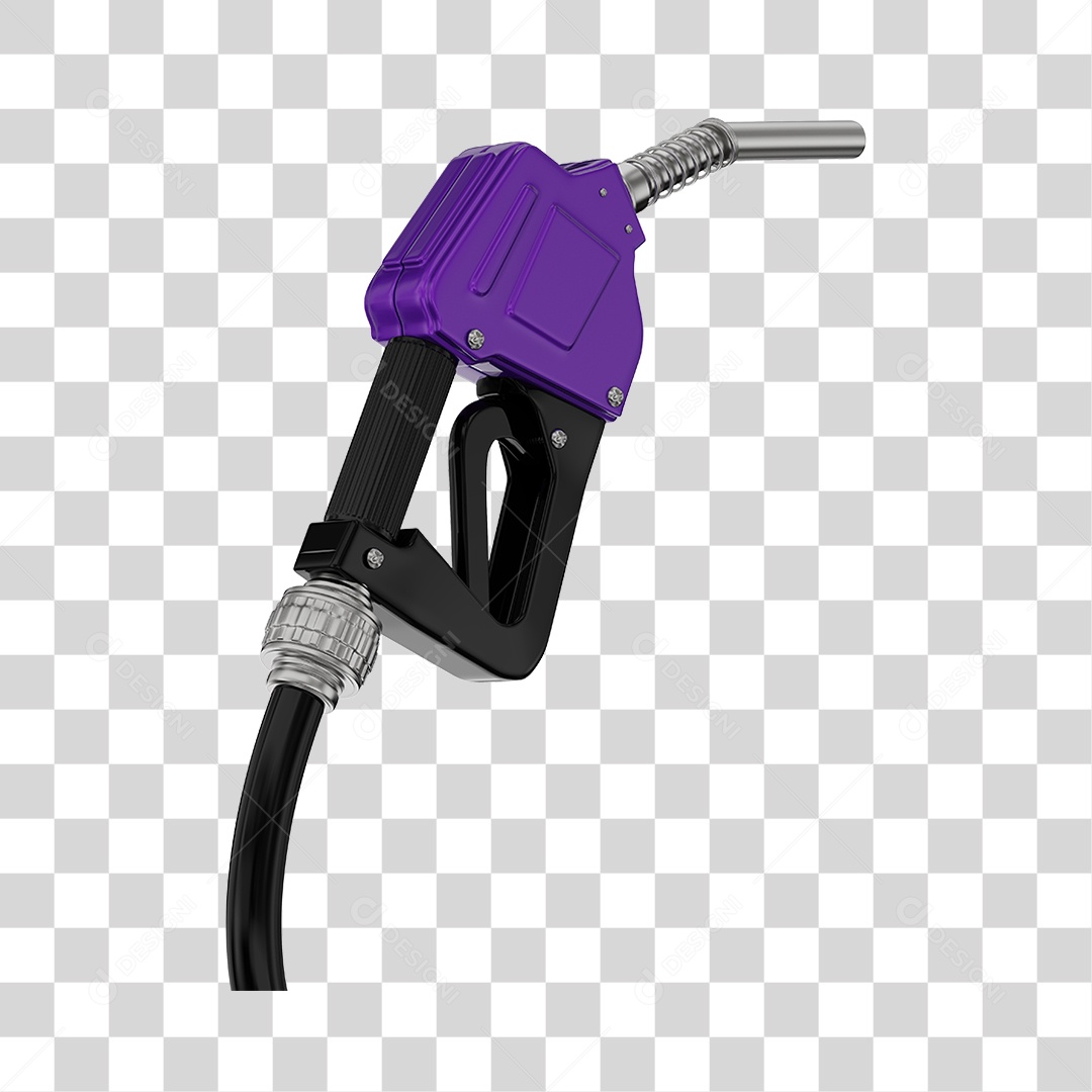 Bico de Abastecimento Automático Cor Roxo PNG Transparente