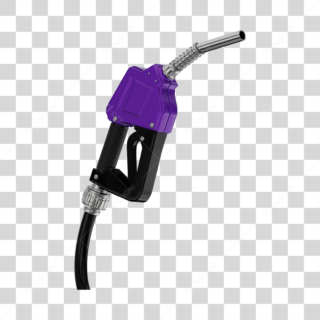 Bico de Abastecimento Automático Cor Roxo PNG Transparente