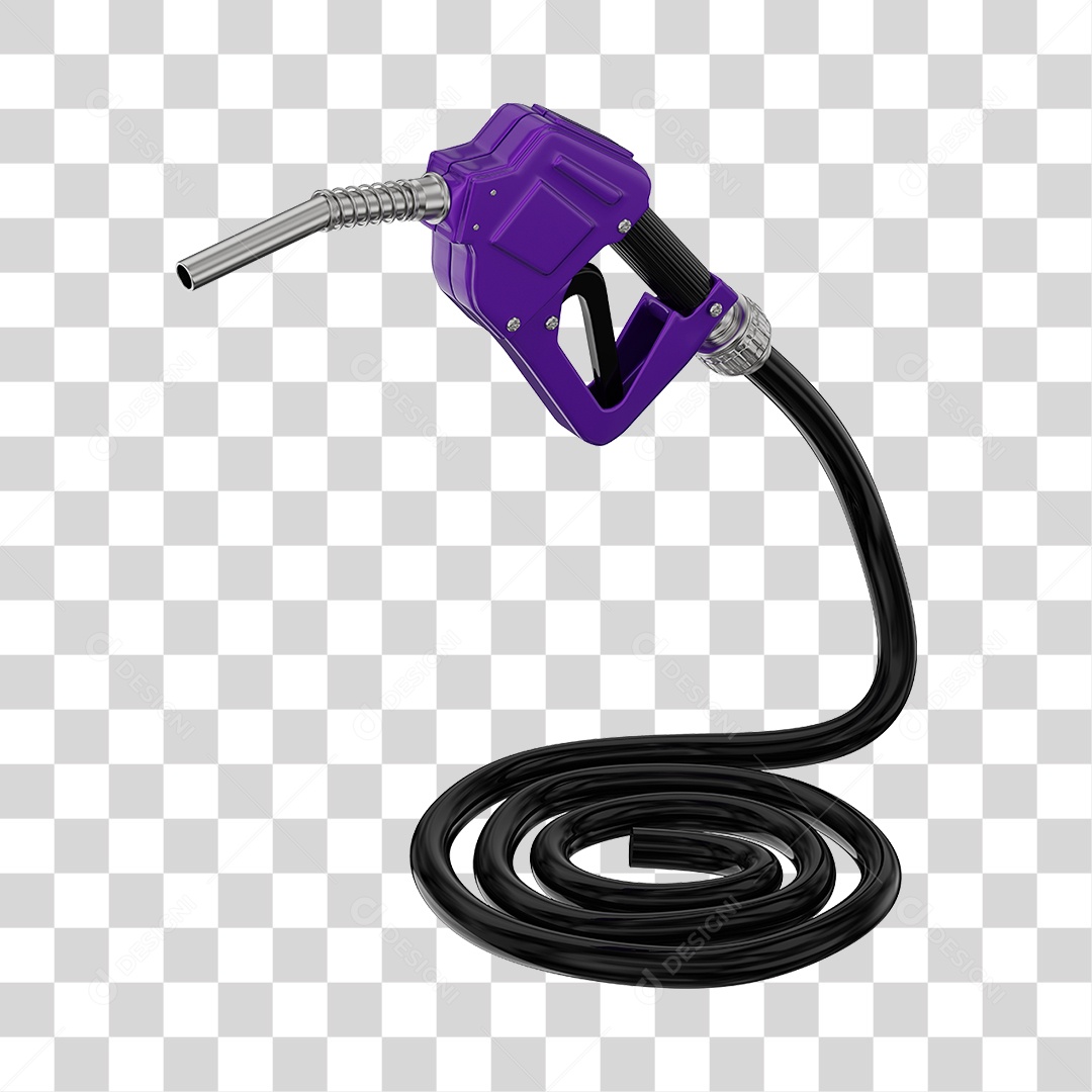 Bico de Abastecimento Automático Cor Roxo PNG Transparente