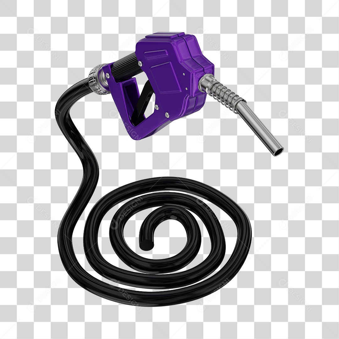 Bico de Abastecimento Automático Cor Roxo PNG Transparente