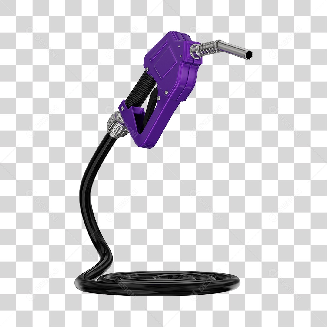 Bico de Abastecimento Automático Cor Roxo PNG Transparente