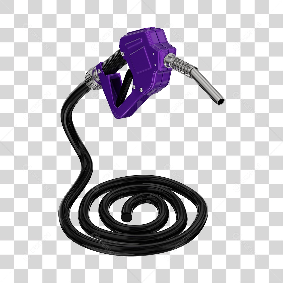 Bico de Abastecimento Automático Cor Roxo PNG Transparente