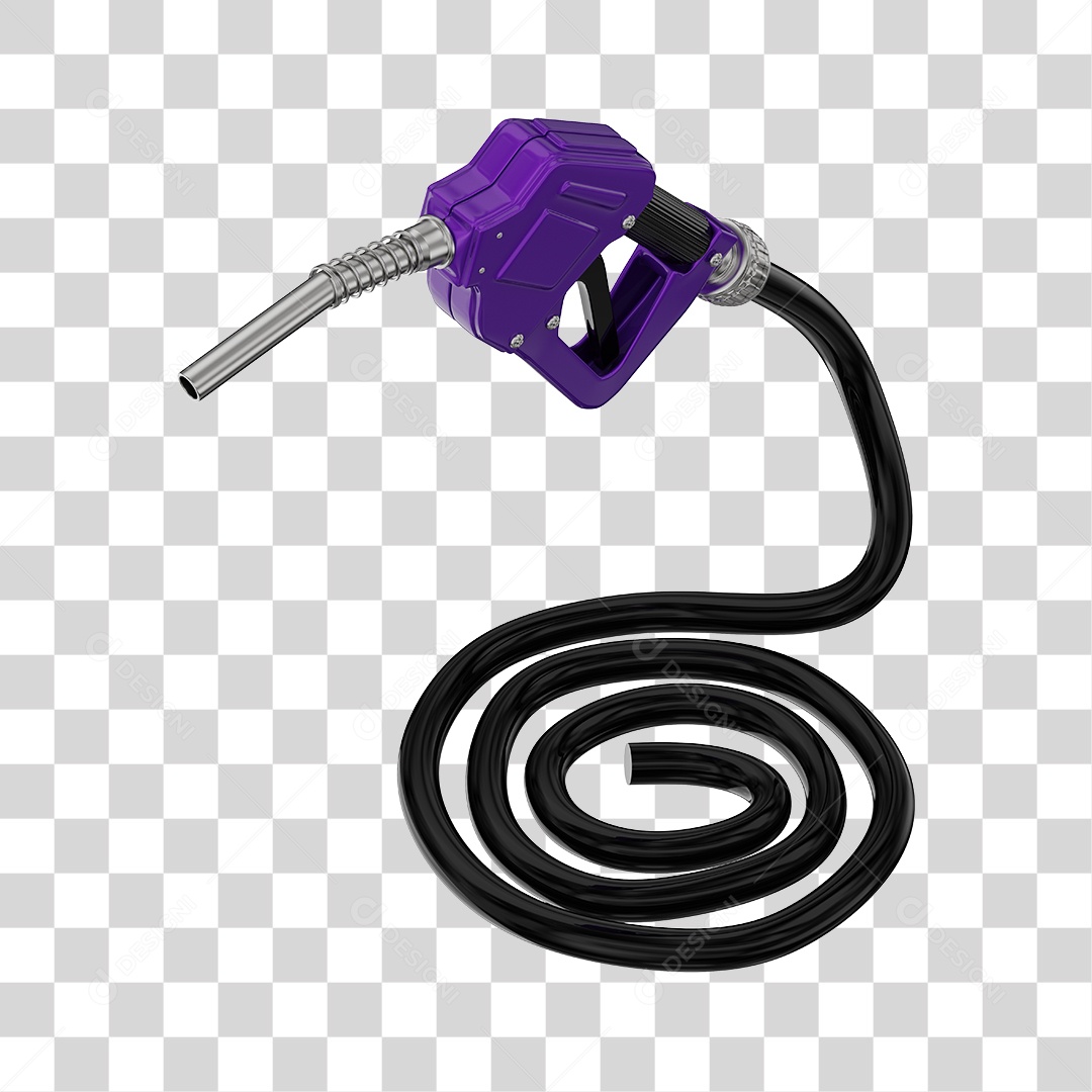 Bico de Abastecimento Automático Cor Roxo PNG Transparente