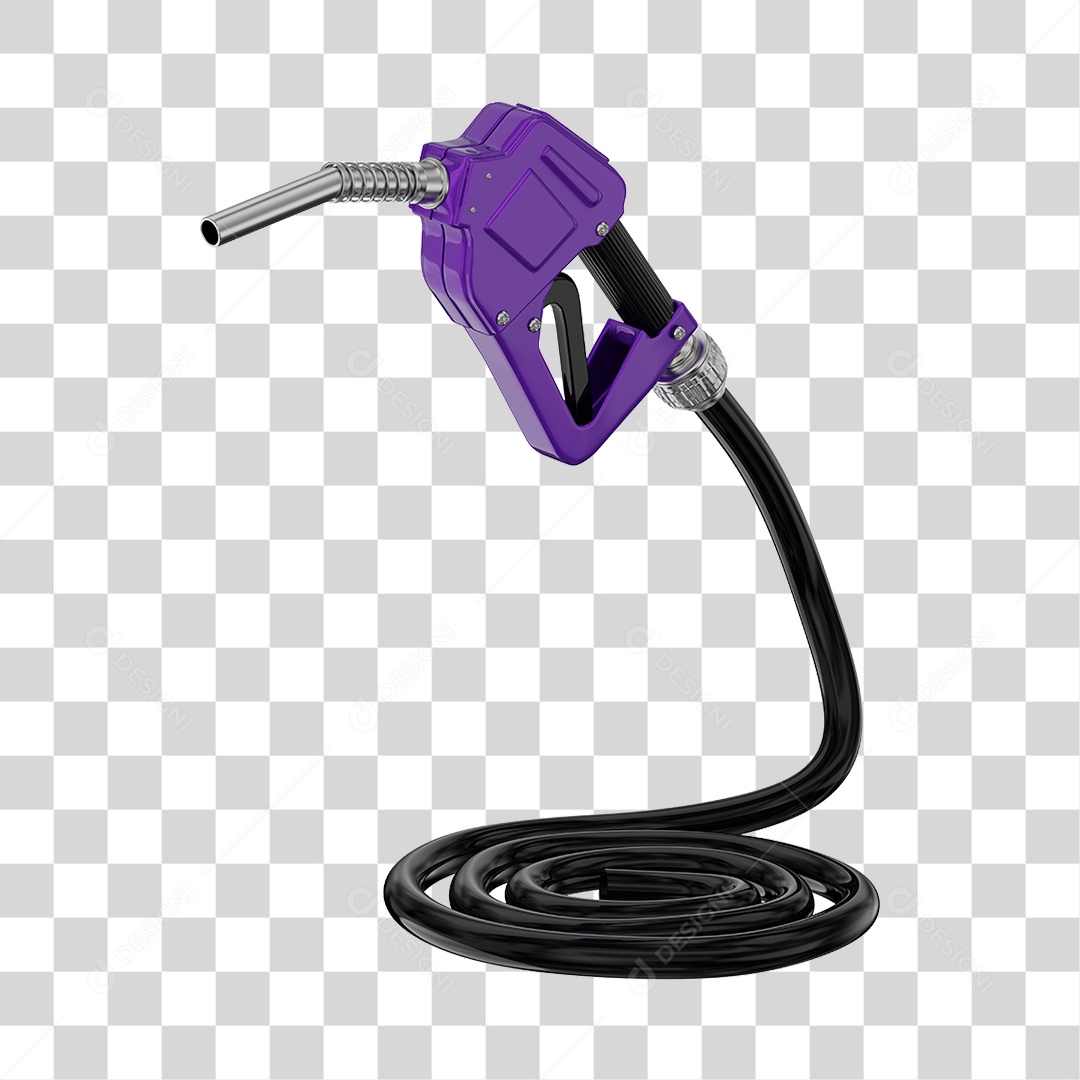 Bico de Abastecimento Automático Cor Roxo PNG Transparente