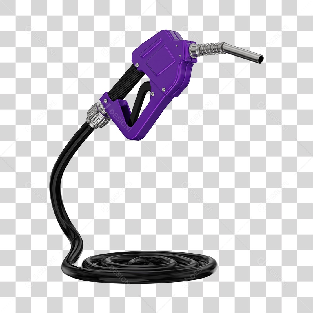 Bico de Abastecimento Automático Cor Roxo PNG Transparente