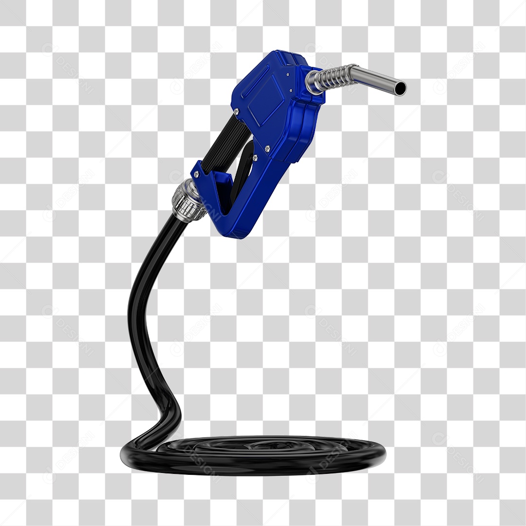 Transparent PNG Blue Color Automatic Filling Nozzle