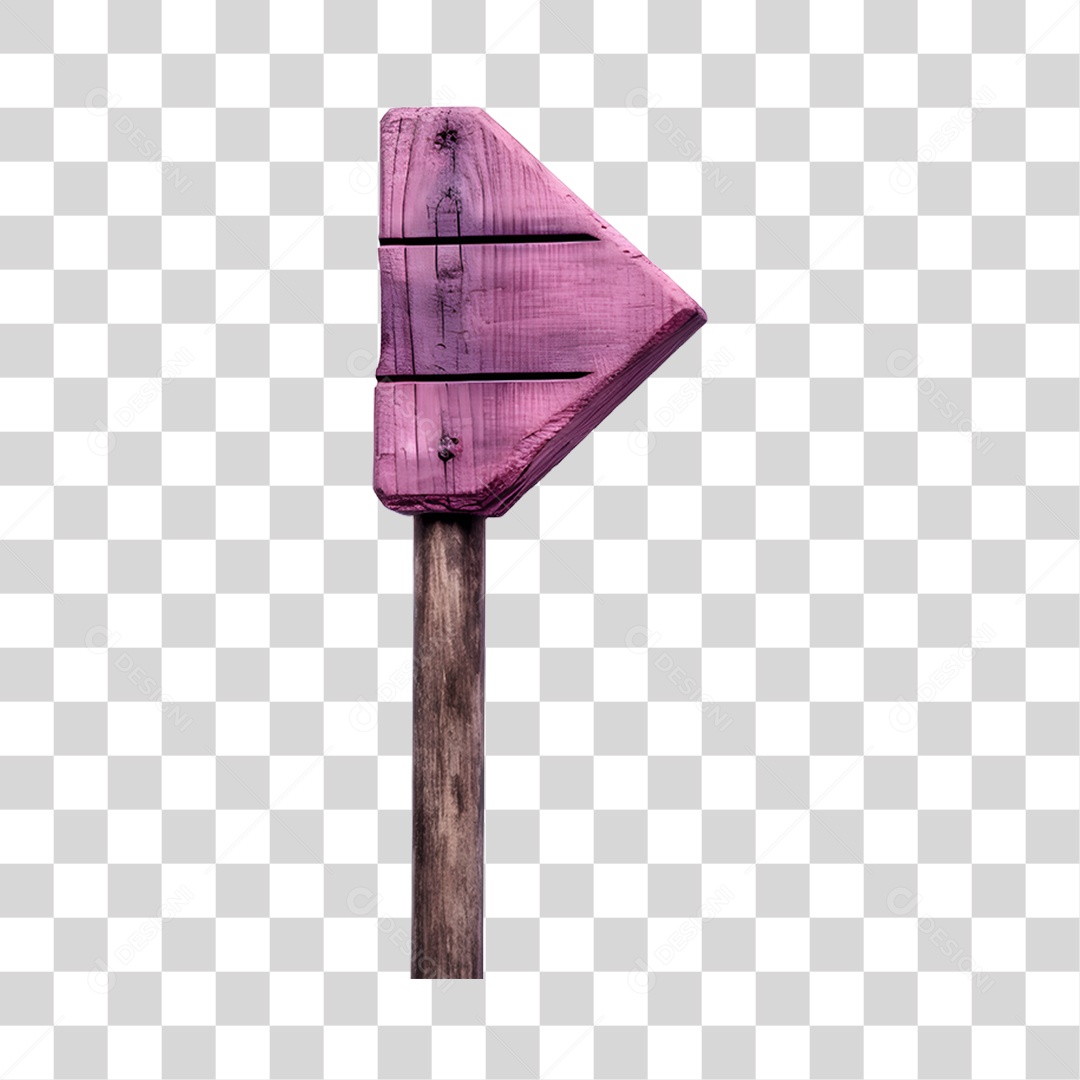 Placa de Madeira São João PNG Transparente