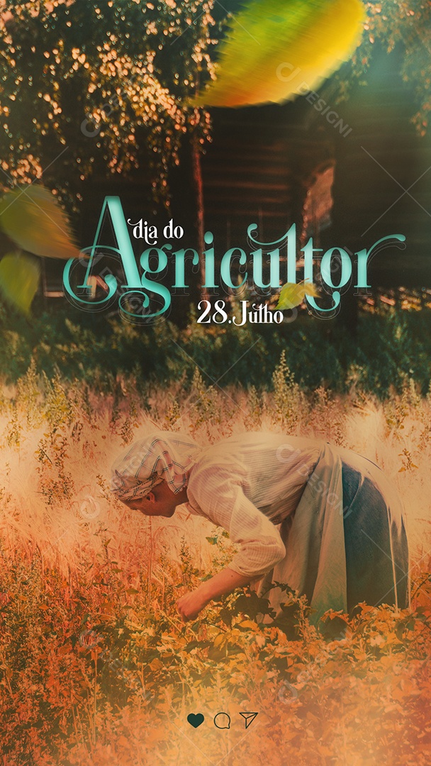 Story Dia Do Agricultor 28 De Julho Social Media PSD Editável
