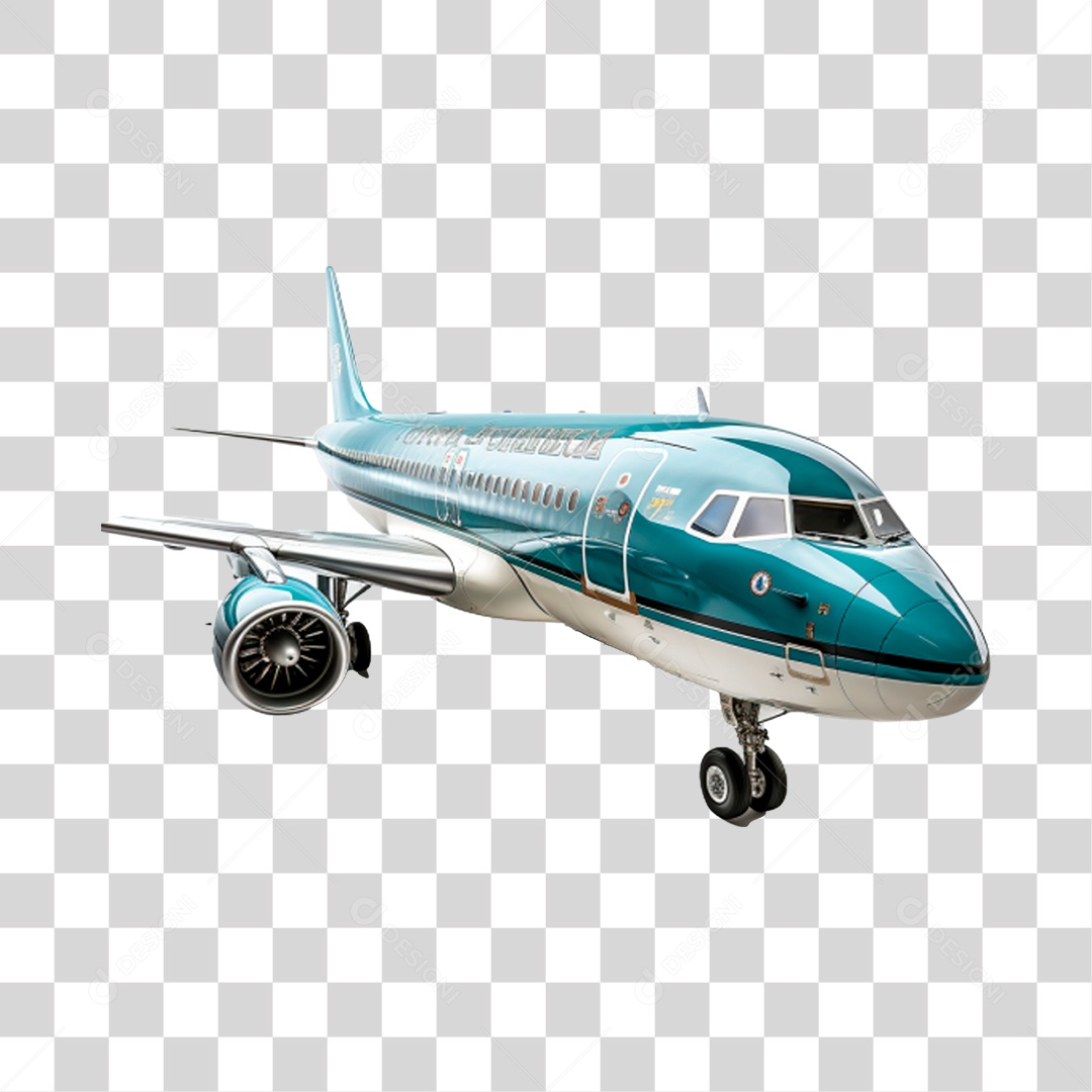 Avião Jato PNG Transparente