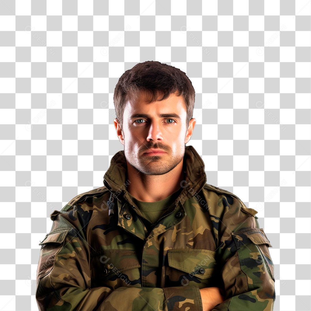 Soldado Militar PNG Transparente