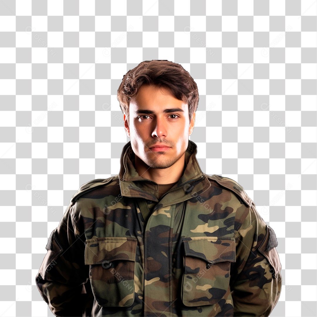 Soldado Militar PNG Transparente
