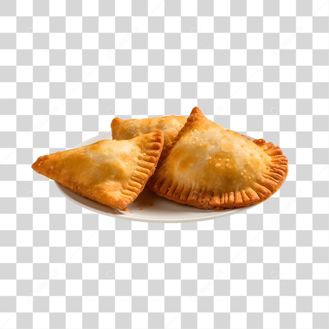 Pasteis Fritos Saborosos PNG Transparente