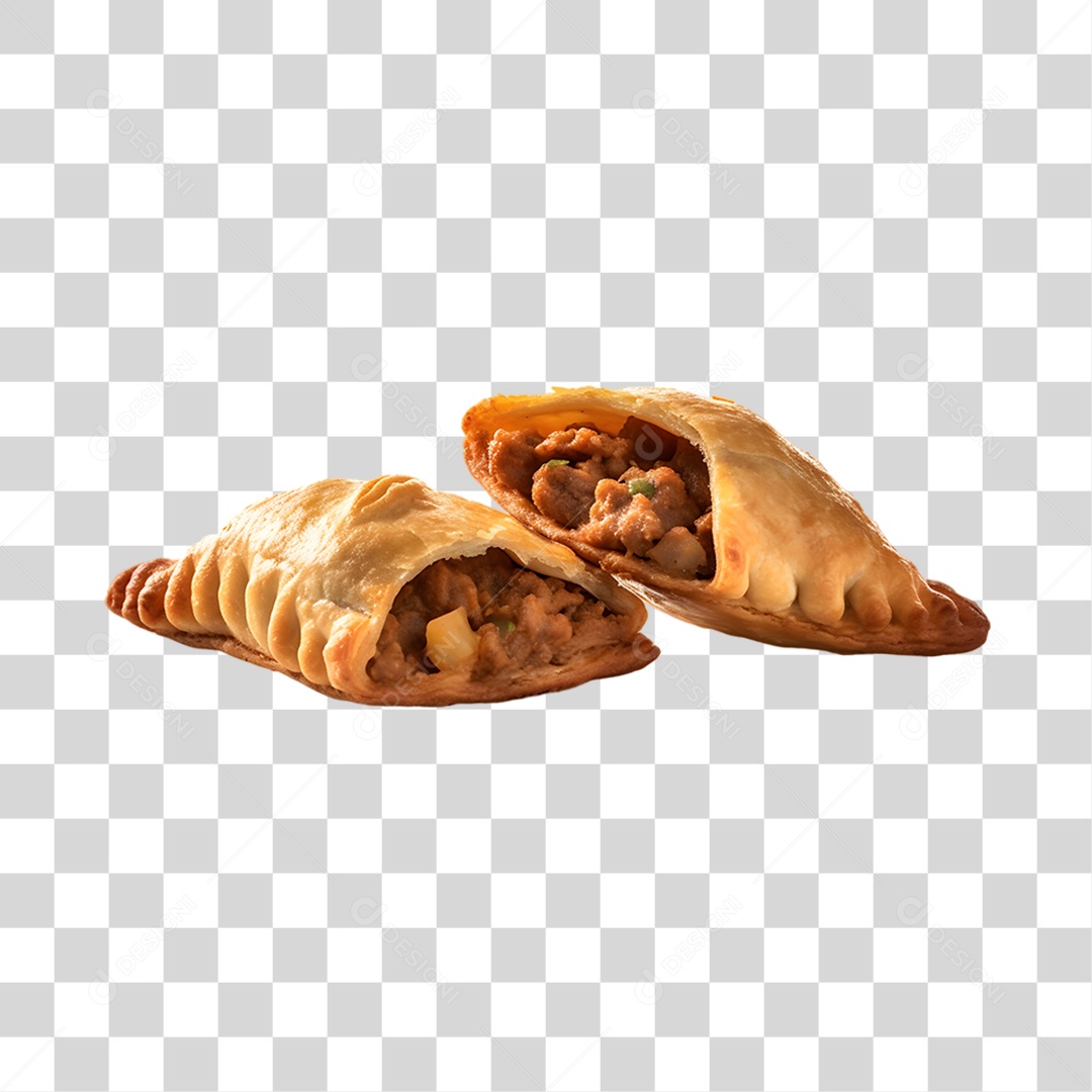 Pasteis Fritos Saborosos PNG Transparente