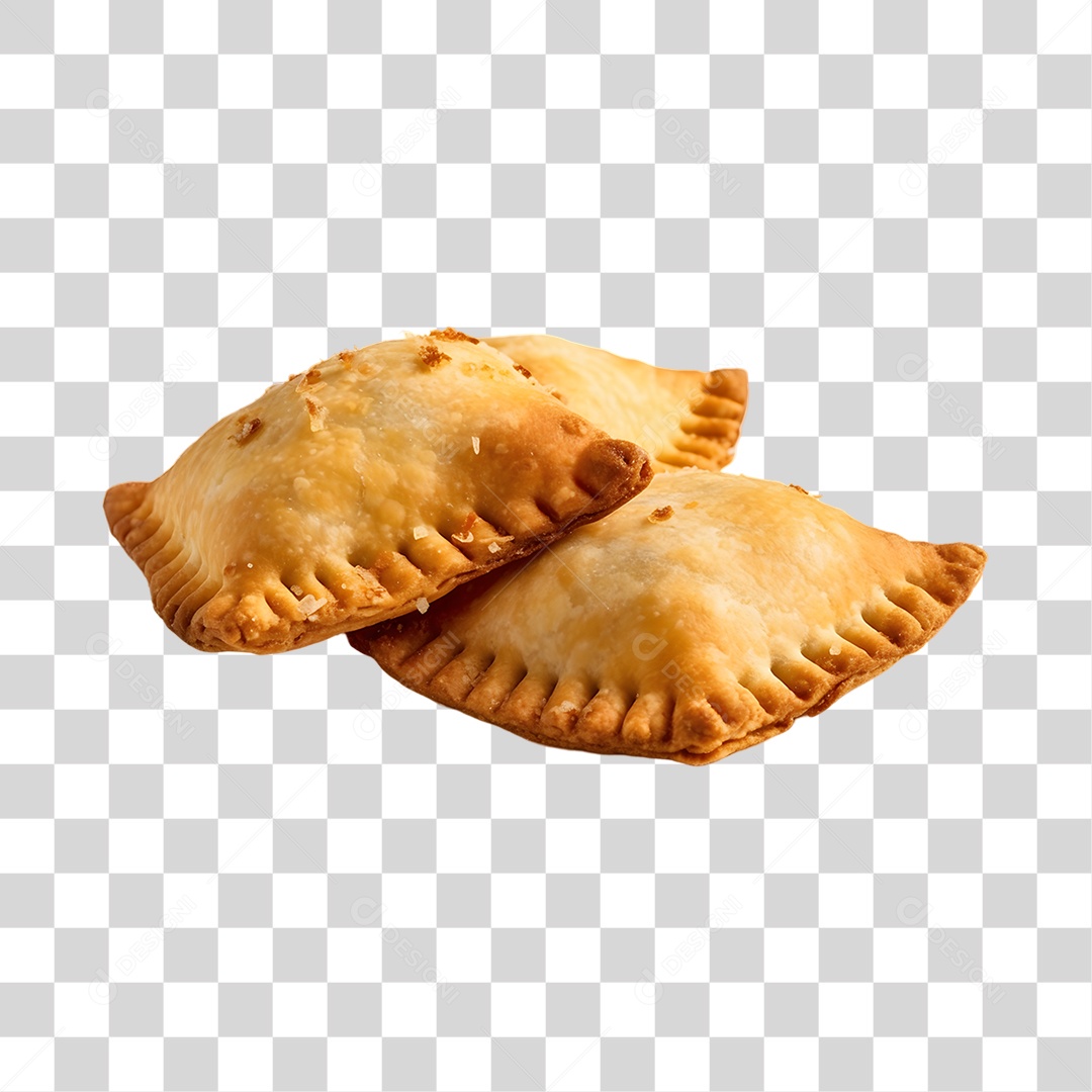 Pasteis Fritos Saborosos PNG Transparente