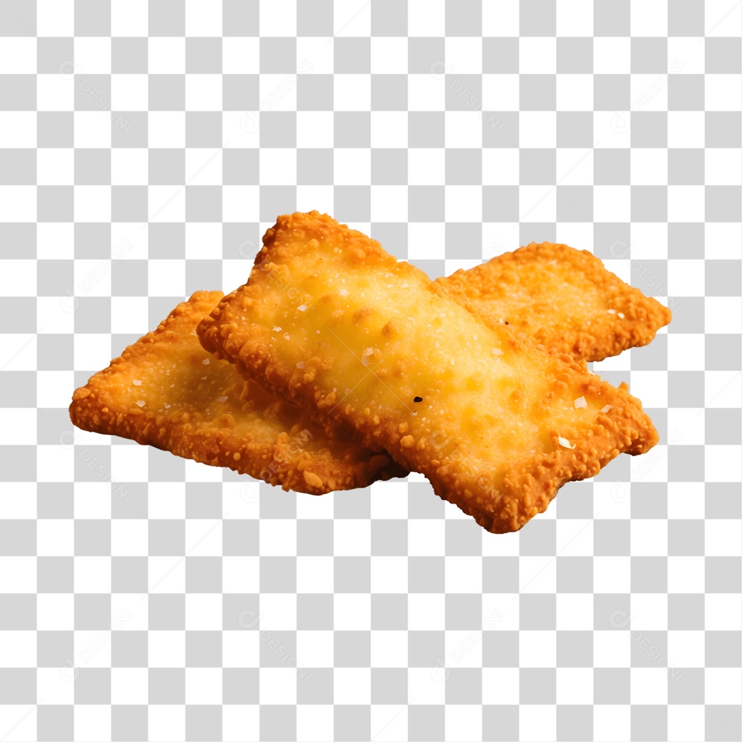 Pasteis Fritos Saborosos PNG Transparente