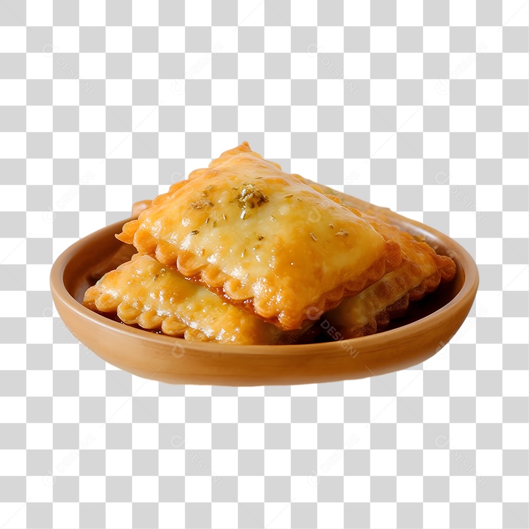 Pasteis Fritos Saborosos PNG Transparente