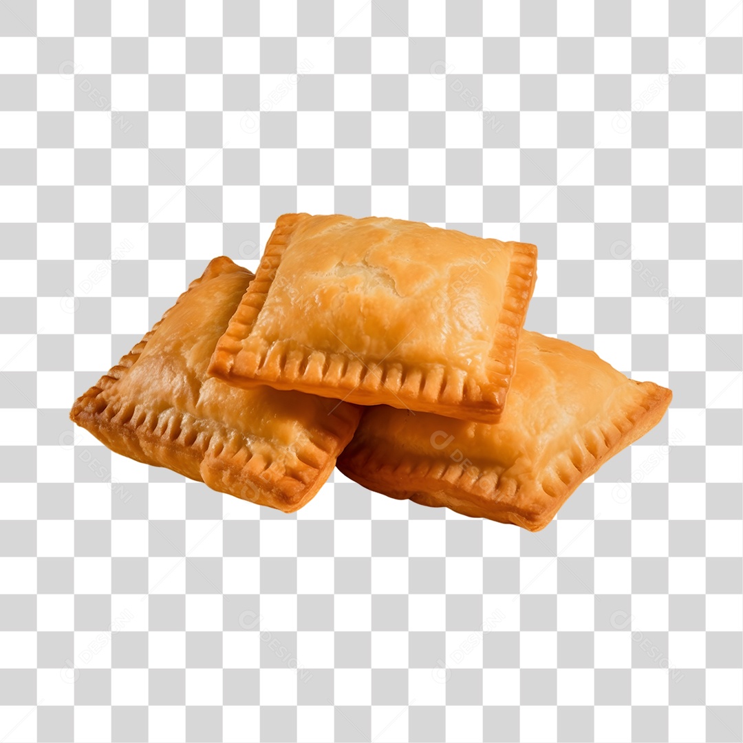 Pasteis Fritos Saborosos PNG Transparente