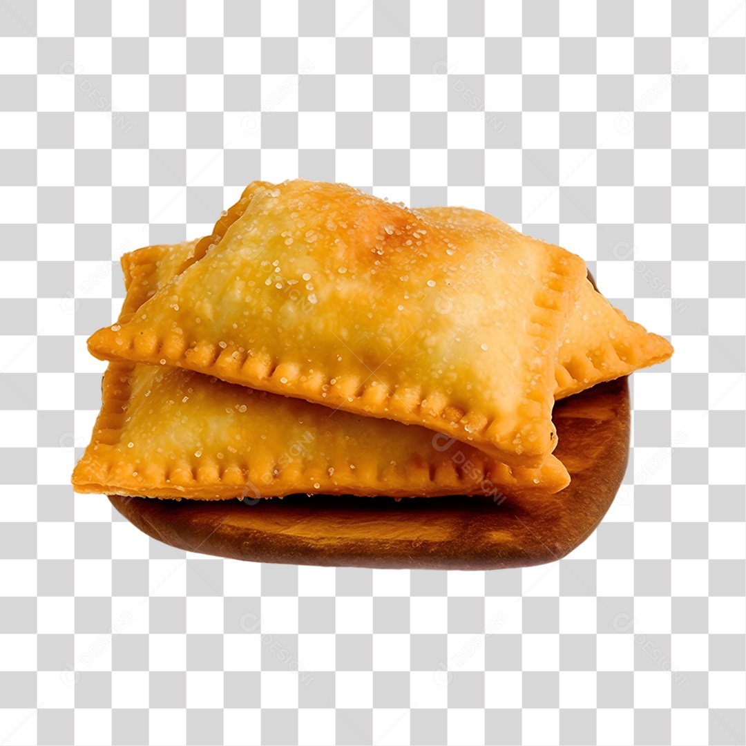 Pasteis Fritos Saborosos PNG Transparente