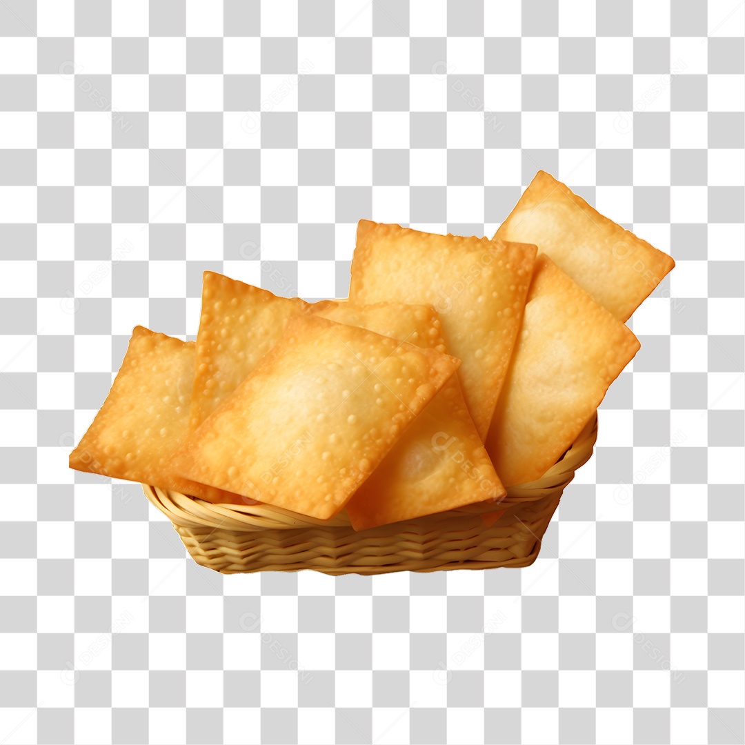 Pasteis Fritos Saborosos PNG Transparente