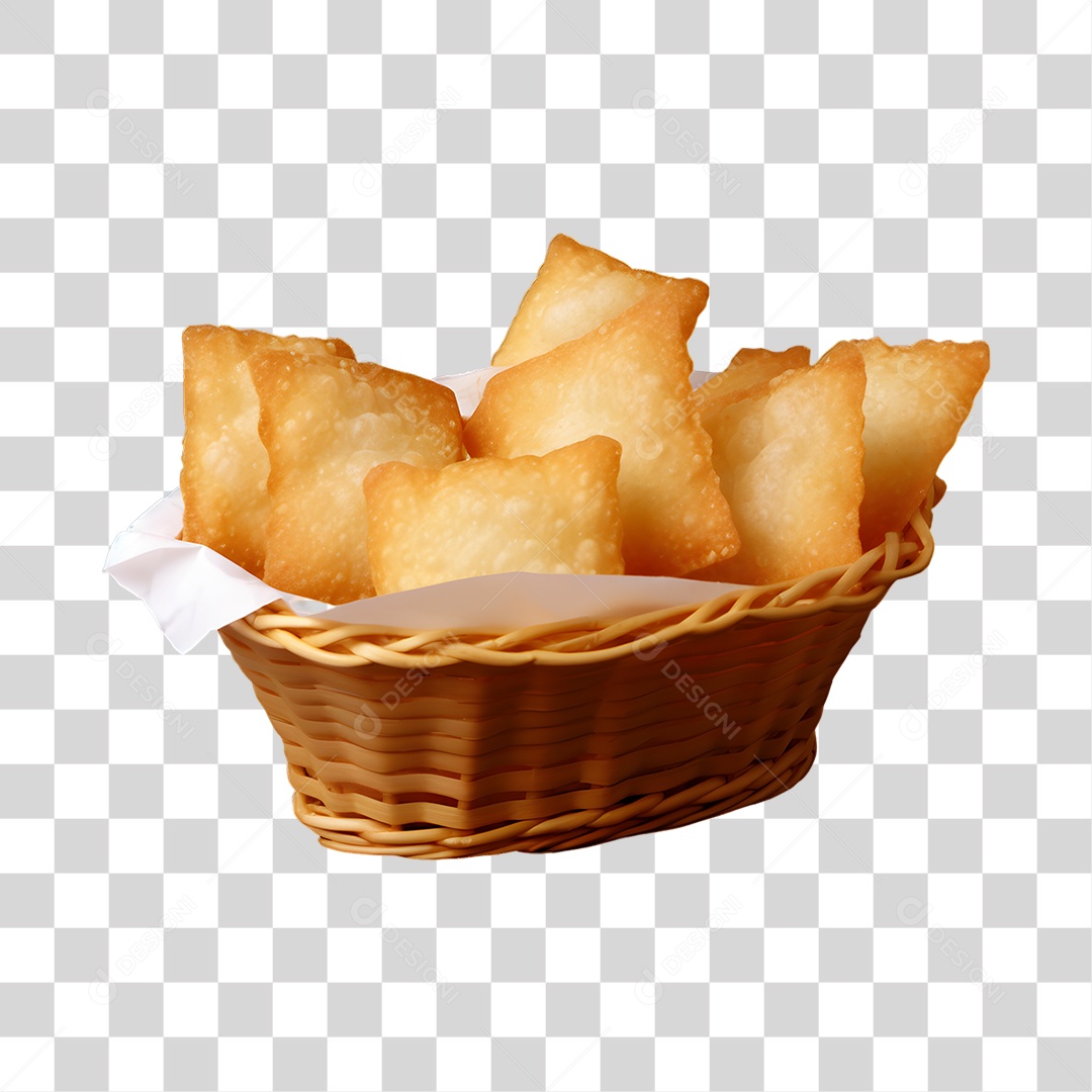 Pasteis Fritos Saborosos PNG Transparente