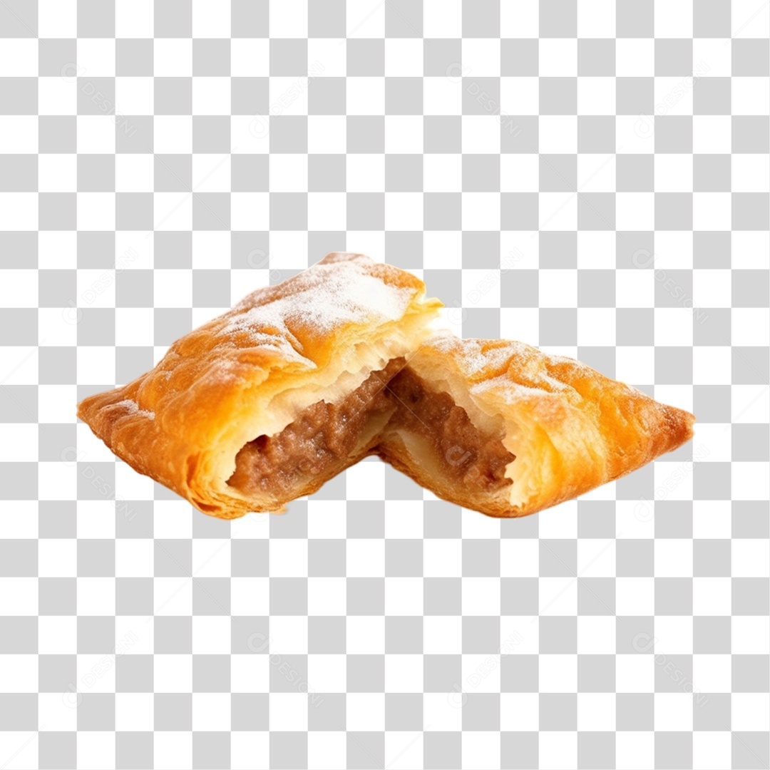 Pasteis Fritos Saborosos PNG Transparente