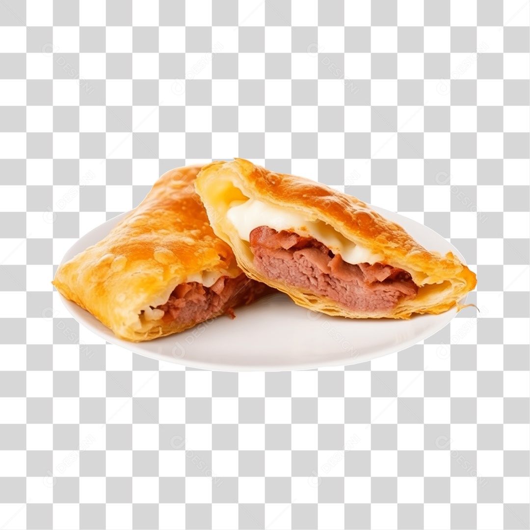 Pasteis Fritos Saborosos PNG Transparente