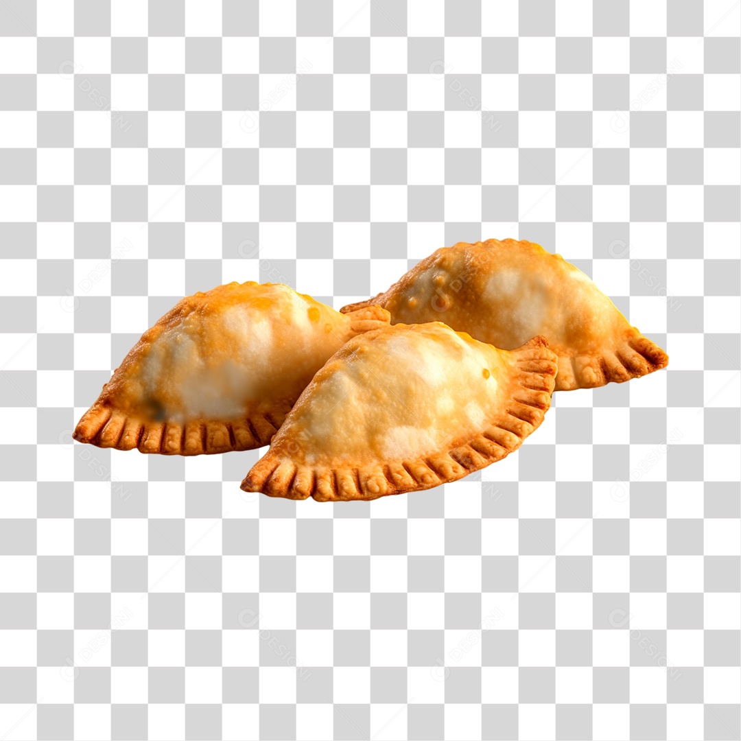 Pasteis Fritos Saborosos PNG Transparente