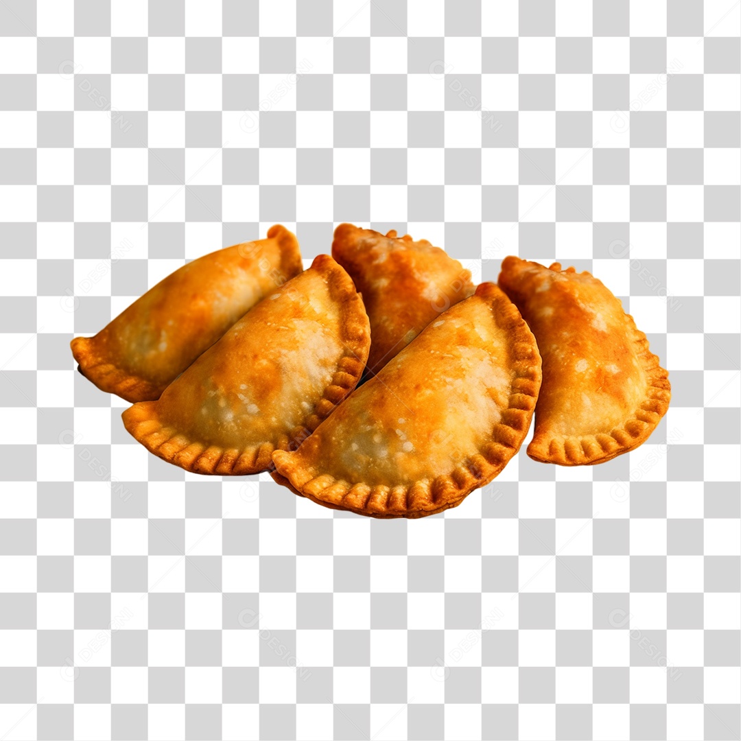 Pasteis Fritos Saborosos PNG Transparente