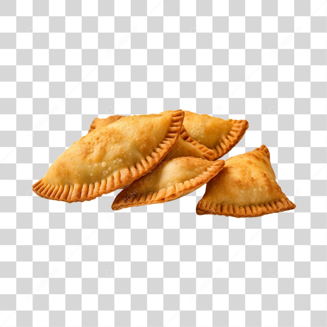 Pasteis Fritos Saborosos PNG Transparente