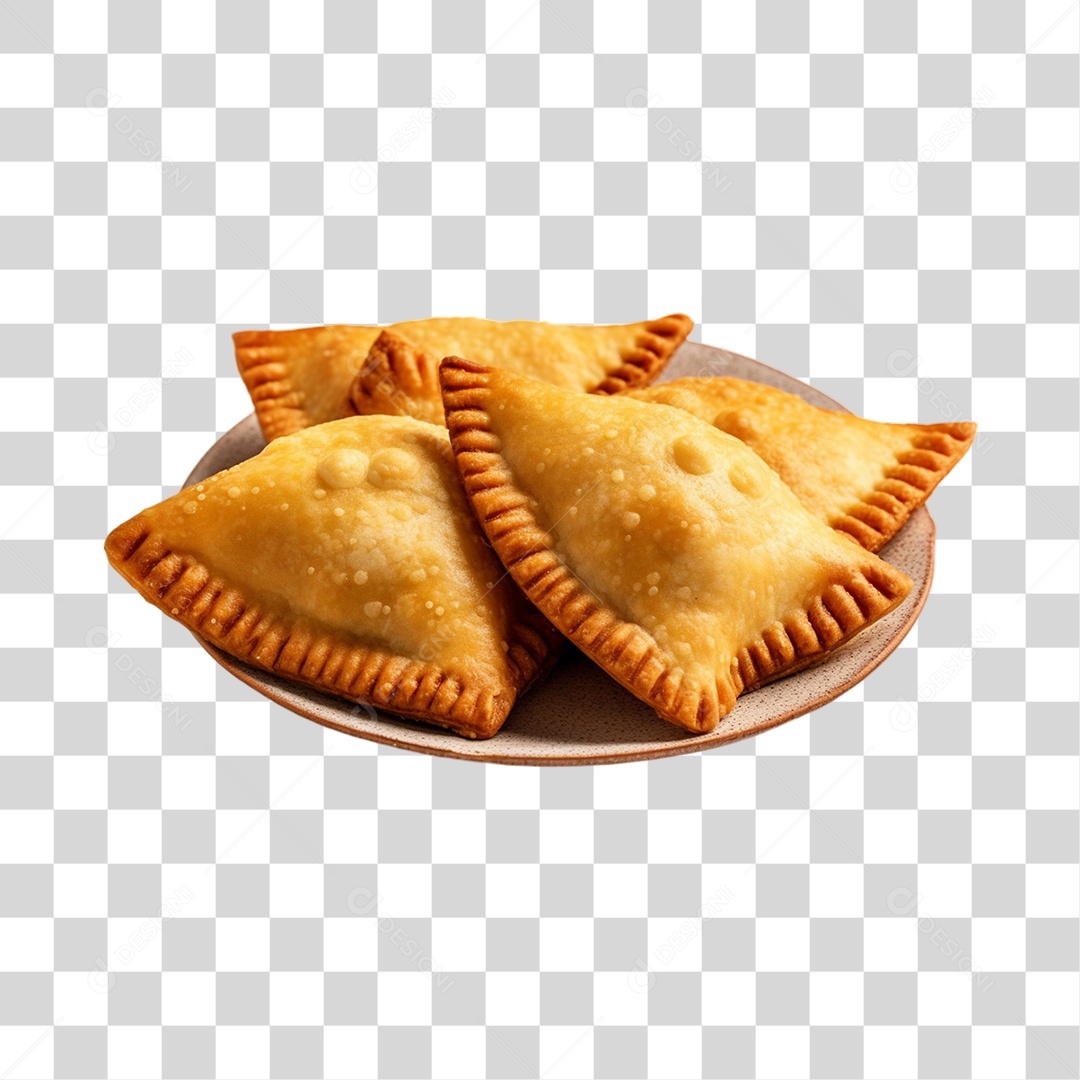 Pasteis Fritos Saborosos PNG Transparente