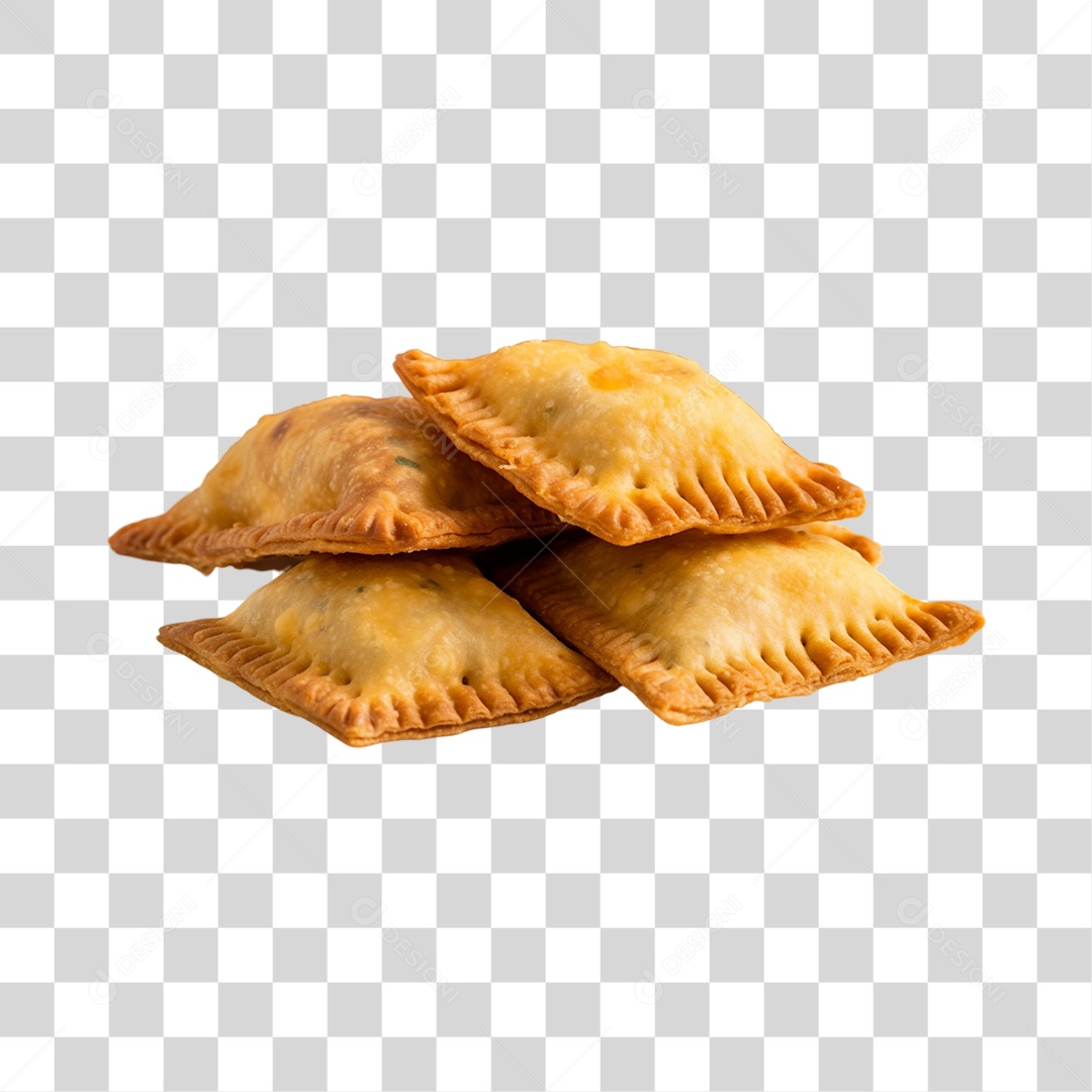 Pasteis Fritos Saborosos PNG Transparente