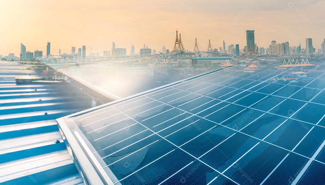 Energia sustentável conceito de neutralidade de carbono e emissões líquidas zero