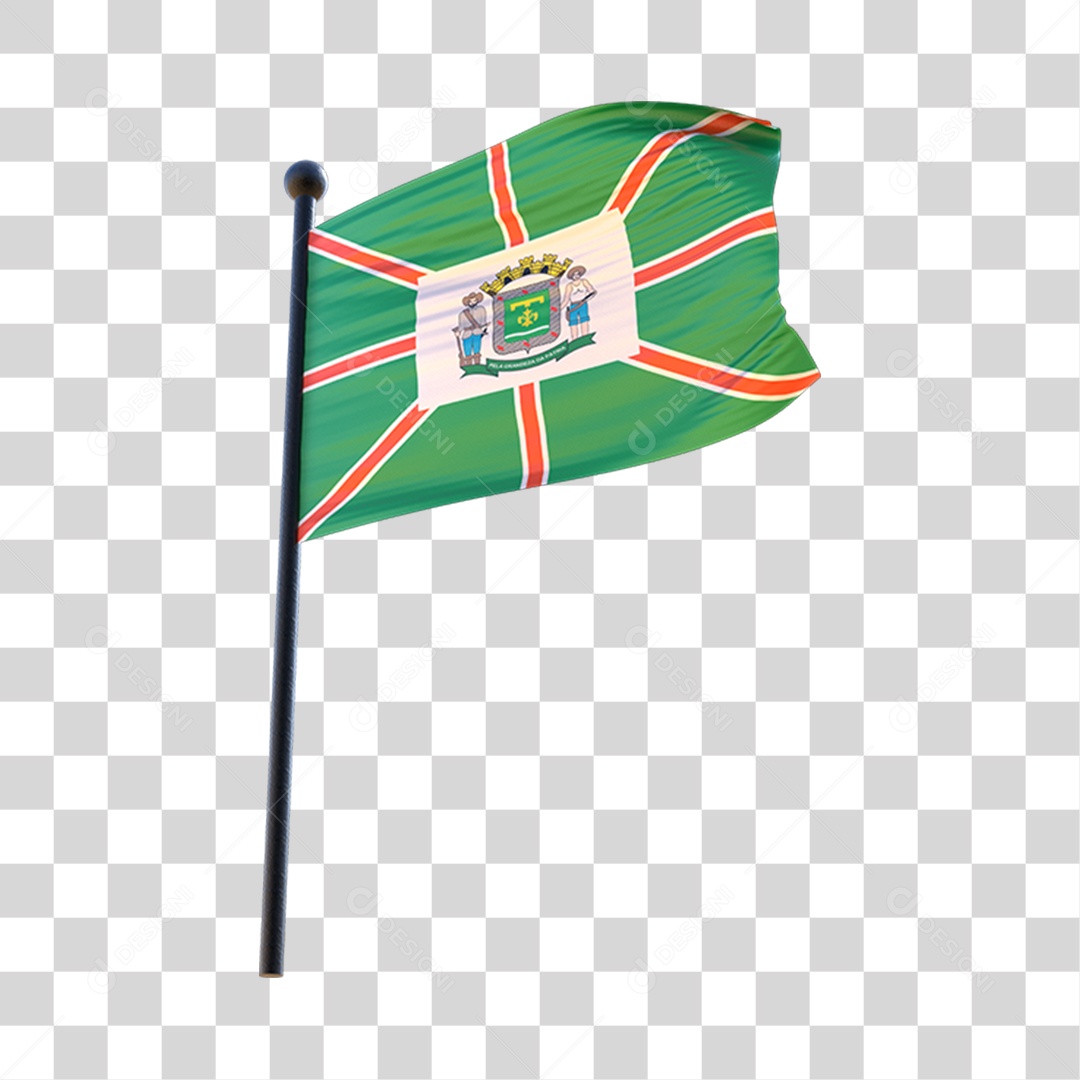 Bandeira de Goiânia PNG Transparente