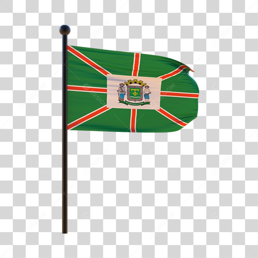 Bandeira de Goiânia PNG Transparente