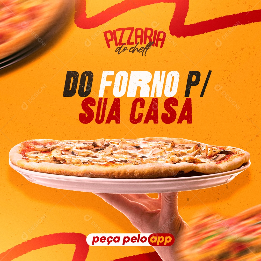 Do Forno Pra Sua Casa Social Media PSD Editável