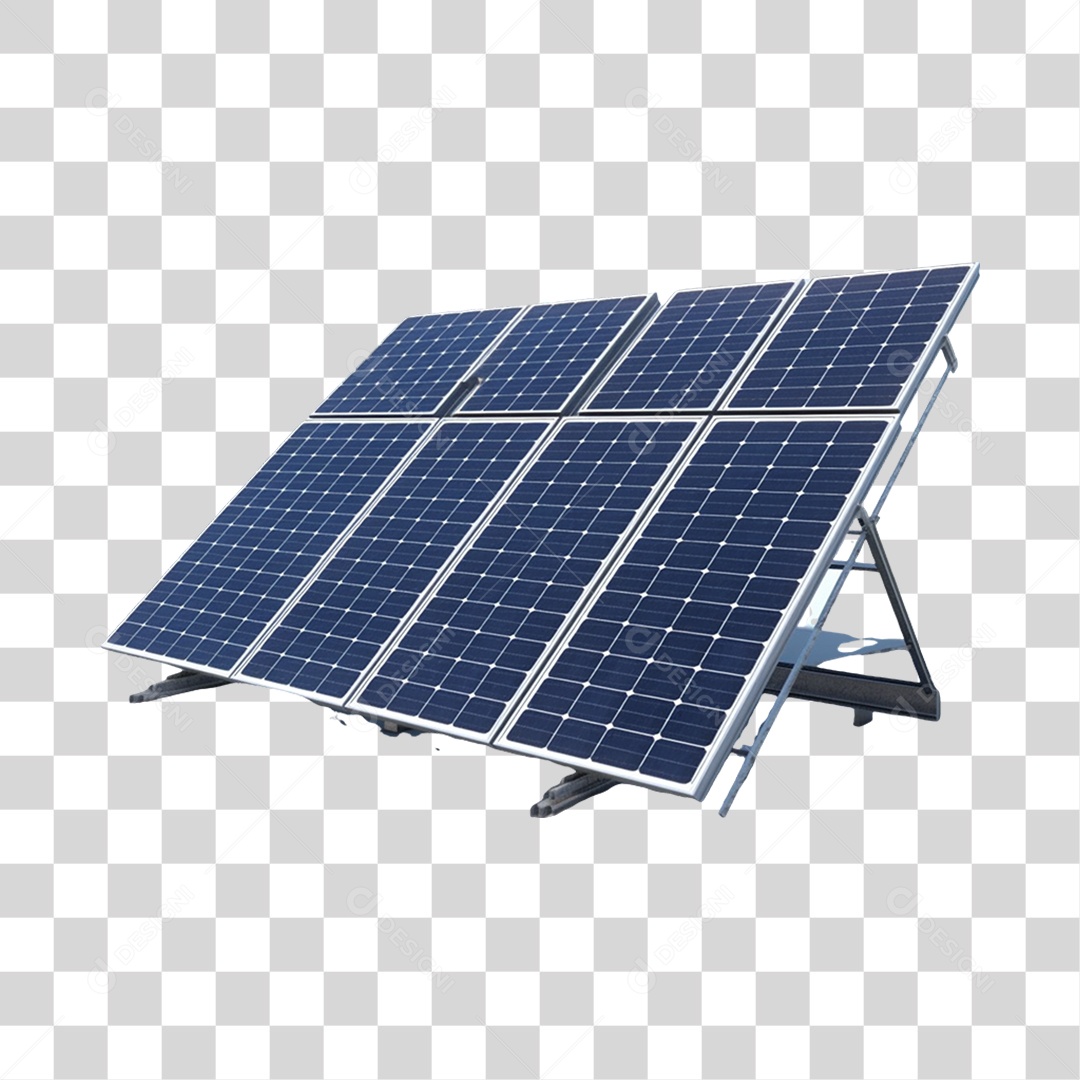 Placa Solar PNG Transparente