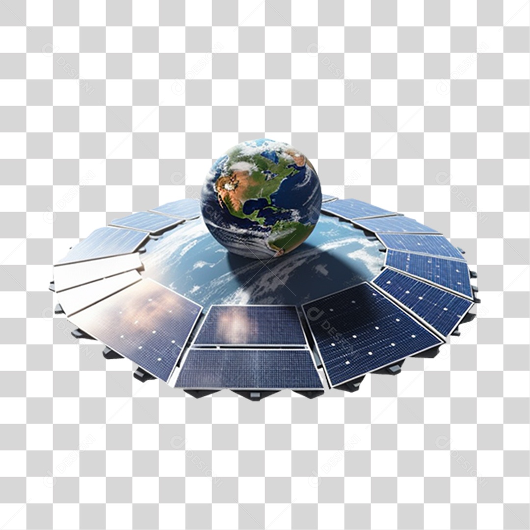 Placa Solar PNG Transparente