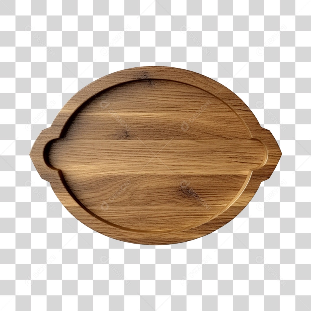 Placa de Madeira PNG Transparente
