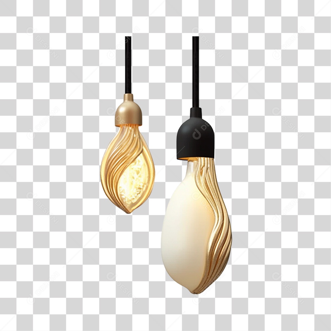 Lâmpadas Acesas PNG Transparente