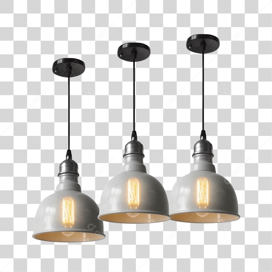 Lâmpadas Acesas PNG Transparente