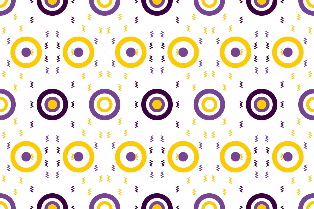 Ornamento Geométrico Abstrato Decorativo Colorido Vetor EPS