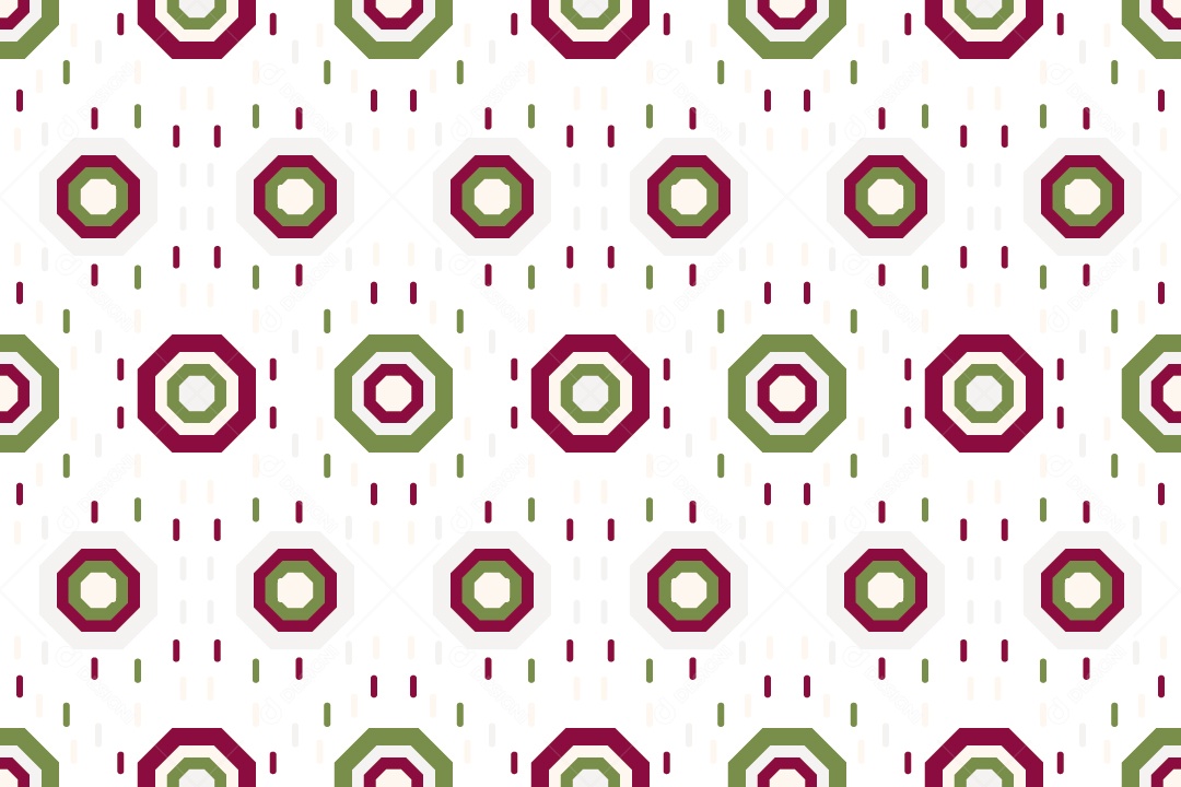 Ornamento Geométrico Abstrato Decorativo Colorido Vetor EPS