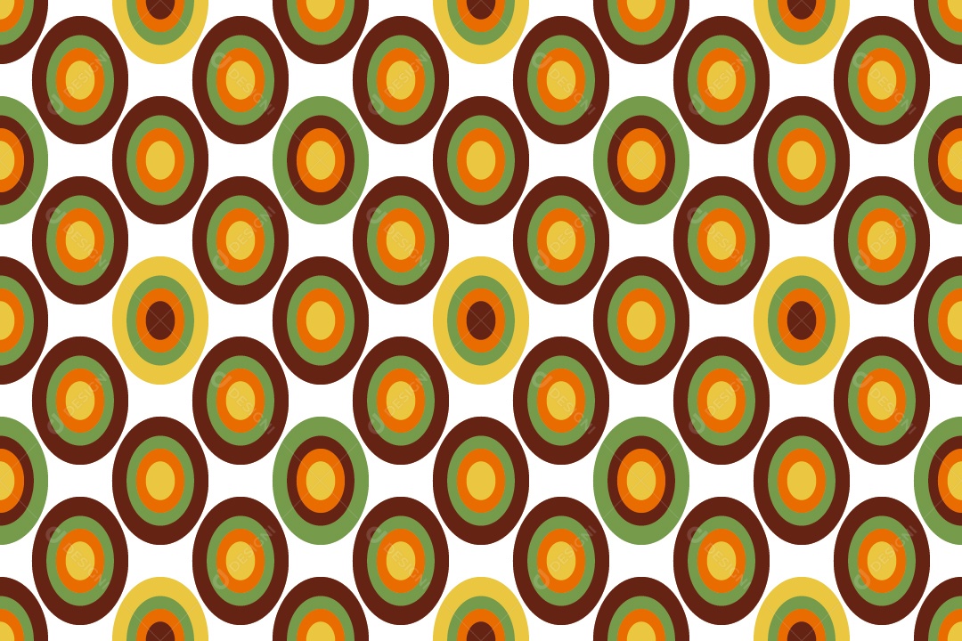 Ornamento Geométrico Abstrato Decorativo Colorido Vetor EPS