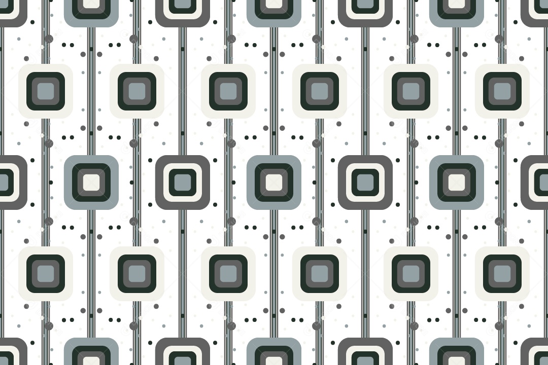 Ornamento Geométrico Abstrato Decorativo Colorido Vetor EPS