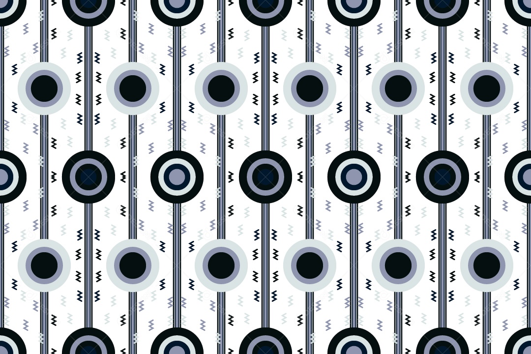 Ornamento Geométrico Abstrato Decorativo Vetor EPS