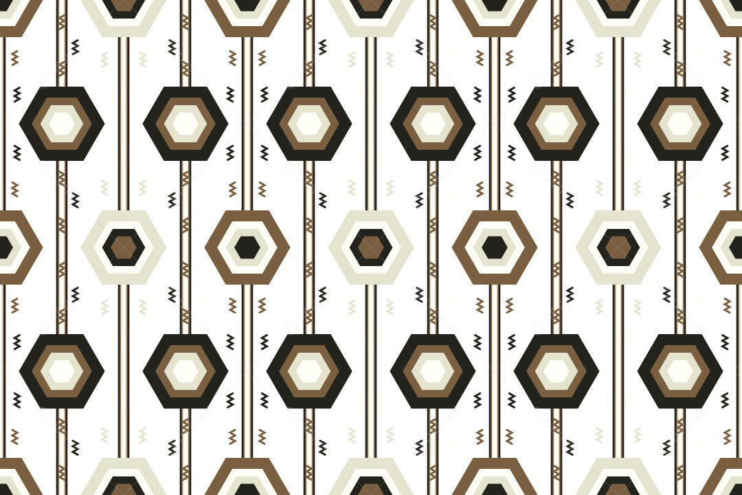 Ornamento Geométrico Abstrato Decorativo Vetor EPS