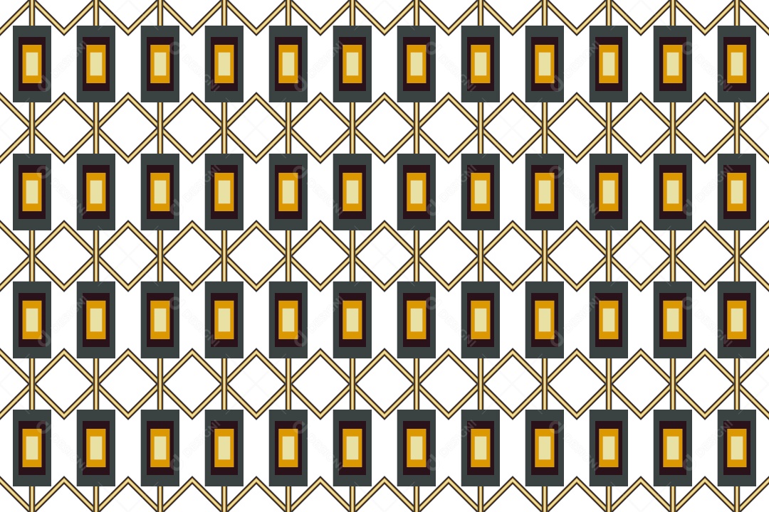 Ornamento Geométrico Abstrato Decorativo Vetor EPS